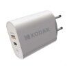 Caricabatterie da Parete Kodak DE Bianco 12 W