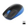 Mouse Ottico Wireless Logitech M190 1000 dpi Azzurro Nero/Blu