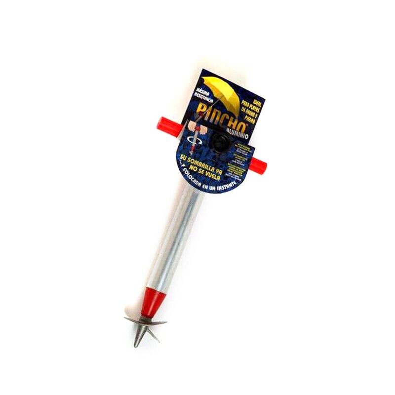 Asta con punta a vite per ombrellone Giallo Azzurro Rosso Alluminio 32 x 16,5 x 6,5 cm Ø 25 mm Asta con punta a vite per ombrellone Giallo Azzurro Rosso Alluminio 32 x 16,5 x 6,5 cm Ø 25 mm