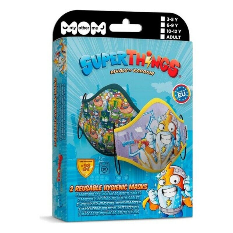 Mascherina Igienica in Stoffa Riutilizzabile Super Zings Premium 10-12 Anni Mascherina Igienica in Stoffa Riutilizzabile Super Zings Premium 10-12 Anni