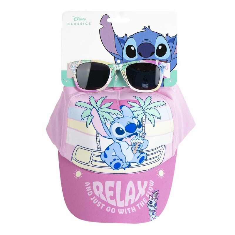 Occhiali da Sole per Bambini Stitch 53 cm Berretto