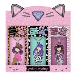 Portachiavi Gorjuss Purrrrrfect love 12 Pezzi
