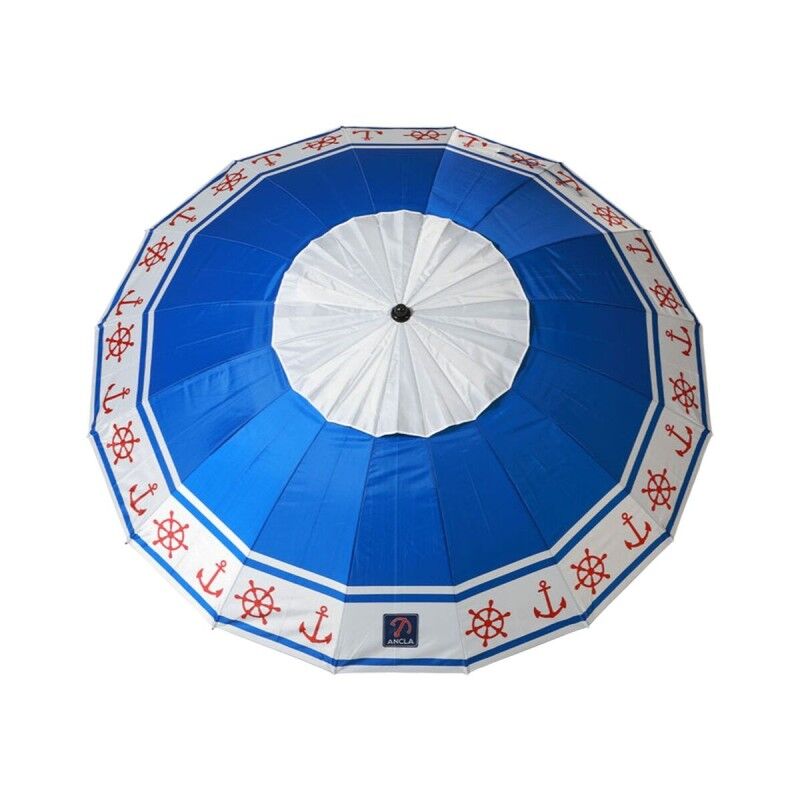 Ombrellone Azzurro Ø 220 cm SPF50+ Ancora Ombrellone Azzurro Ø 220 cm SPF50+ Ancora