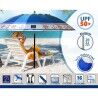 Ombrellone Azzurro Ø 220 cm SPF50+ Ancora