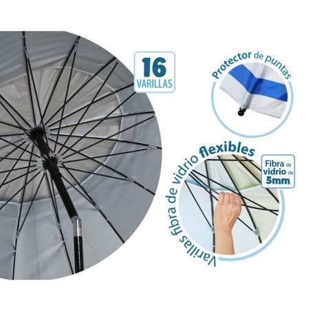 Ombrellone Azzurro Ø 220 cm SPF50+ Ancora