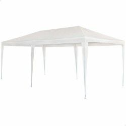 Gazebo Colorbaby Bianco Metallo Plastica 300 x 600 x 255 cm