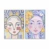 Quadro DKD Home Decor 63 x 4 x 93 cm Donna Città (2 Unità)