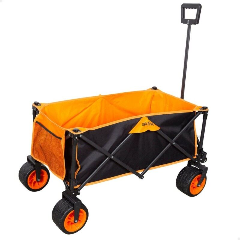 Carrello Multiuso Aktive Arancio 86 x 44 x 53 cm Pieghevole Spiaggia