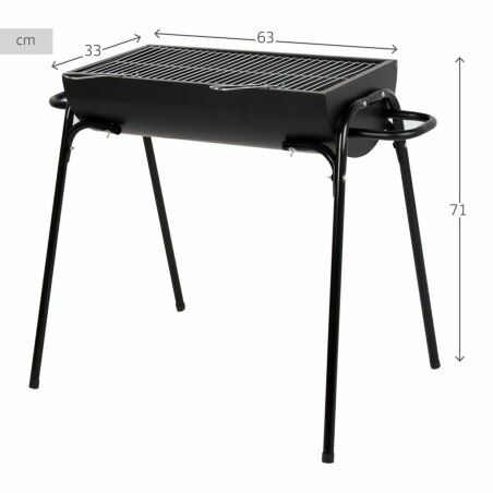 Barbecue a Carbone con Gambe Aktive 91 x 33 x 71 cm