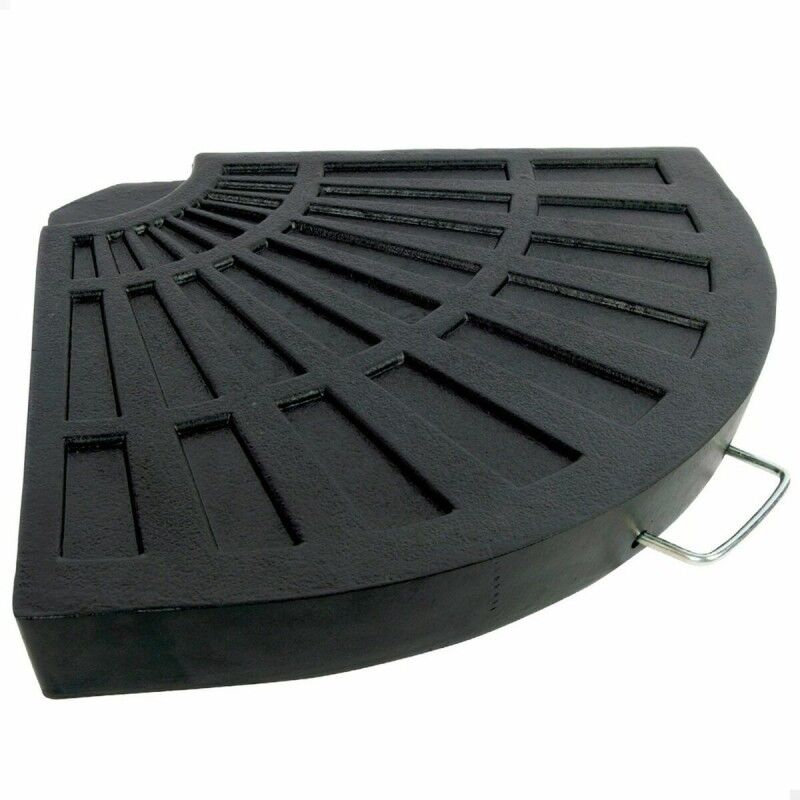Base per Ombrellone Aktive Nero 12 kg Alluminio Poliresina 47 x 64 x 4 cm Base per Ombrellone Aktive Nero 12 kg Alluminio Poliresina 47 x 64 x 4 cm
