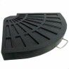 Base per Ombrellone Aktive Nero 12 kg Alluminio Poliresina 47 x 64 x 4 cm