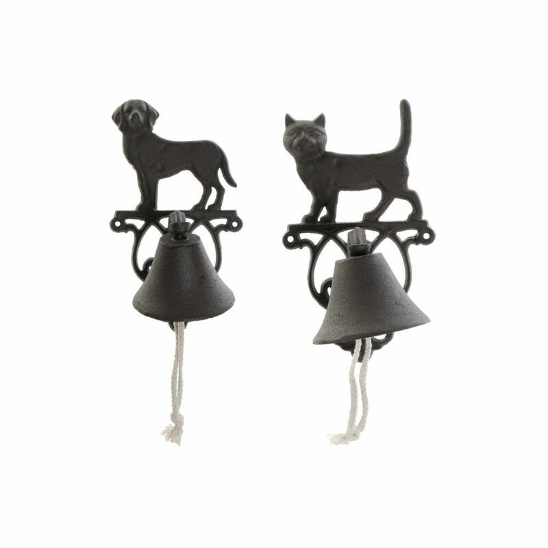 Cappa decorativa DKD Home Decor Marrone Marrone scuro Corda Ferro Gatto Cane 14 x 15 x 24 cm (2 Unità) Cappa decorativa DKD Home Decor Marrone Marrone scuro Corda Ferro Gatto Cane 14 x 15 x 24 cm (2 Unità)
