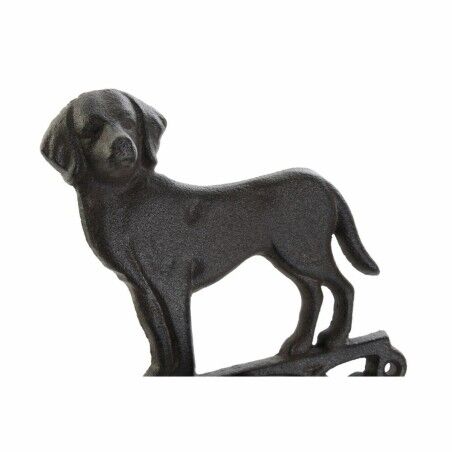 Cappa decorativa DKD Home Decor Marrone Marrone scuro Corda Ferro Gatto Cane 14 x 15 x 24 cm (2 Unità)