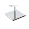 Lampada da tavolo Home ESPRIT Bianco Argentato Polietilene Ferro 50 W 220 V 15 x 15 x 43 cm