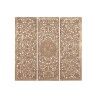 Testiera del Letto Home ESPRIT Dorato Naturale Legno MDF 180 x 3,5 x 180 cm