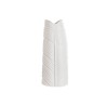 Vaso Home ESPRIT Bianco Gres Tropicale Foglia della pianta 21 x 10 x 50 cm