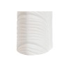 Vaso Home ESPRIT Bianco Gres Tropicale Foglia della pianta 21 x 10 x 50 cm