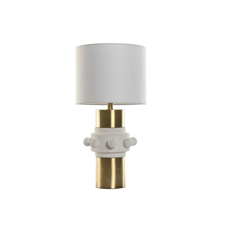 Lampada da tavolo Home ESPRIT Bianco Dorato 50 W 220 V Lampada da tavolo Home ESPRIT Bianco Dorato 50 W 220 V
