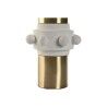 Lampada da tavolo Home ESPRIT Bianco Dorato 50 W 220 V