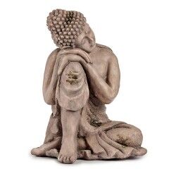 Statua Decorativa da Giardino Ibergarden CC20445 Grigio Poliresina 34,5 x 54,5 x 31 cm Buddha