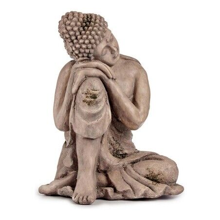Statua Decorativa da Giardino Ibergarden CC20445 Grigio Poliresina 34,5 x 54,5 x 31 cm Buddha