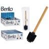 Scopino per il Bagno Berilo BAMBOO BLACK Marrone Nero Bambù 8 x 35,5 x 8 cm (24 Unità)