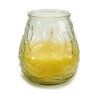 Candela Profumata Ibergarden CHWJ-9898MT Giallo Trasparente Vetro Paraffina Citronella 9 x 9,5 x 9 cm (6 Unità)