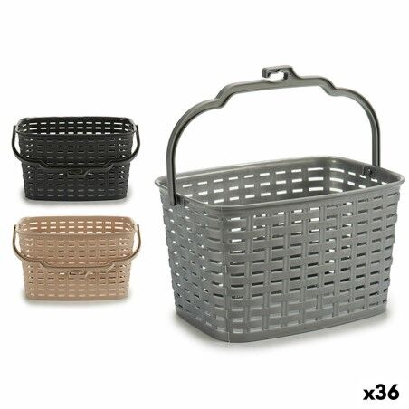 Cestino per Mollette Kipit 8990 Plastica 3 L 23,5 x 12,8 x 19 cm (36 Unità)