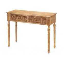 Ingresso con 2 Cassetti Gift Decor 40 Marrone 98 x 77 x 42 cm Curva