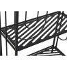 Scaffale Home ESPRIT Nero Metallo 60 x 27 x 160 cm