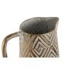 Vaso Home ESPRIT Bianco Dorato Metallo Moderno 24,5 X 24,5 X 66 cm