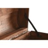 Set di Bauli Home ESPRIT Marrone Beige Poliestere Legno 60 x 37 x 24 cm