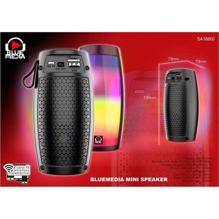 Altoparlante Bluetooth Reig USB 5 W 16 x 8,2 x 8,2 cm