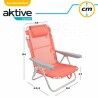 Sedia Pieghevole Colorbaby Flamingo Rosa 48 x 46 x 84 cm Spiaggia