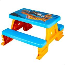 Set di Tavolo e Sedie per Bambini Colorbaby Azzurro Arancio