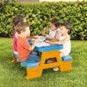 Set di Tavolo e Sedie per Bambini Colorbaby Azzurro Arancio
