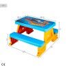 Set di Tavolo e Sedie per Bambini Colorbaby Azzurro Arancio