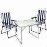 Tavolo con 2 sedie Aktive Da campeggio 80 x 60 x 70 cm