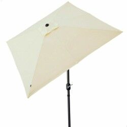Ombrellone Aktive Crema Alluminio Acciaio 300 x 300 cm