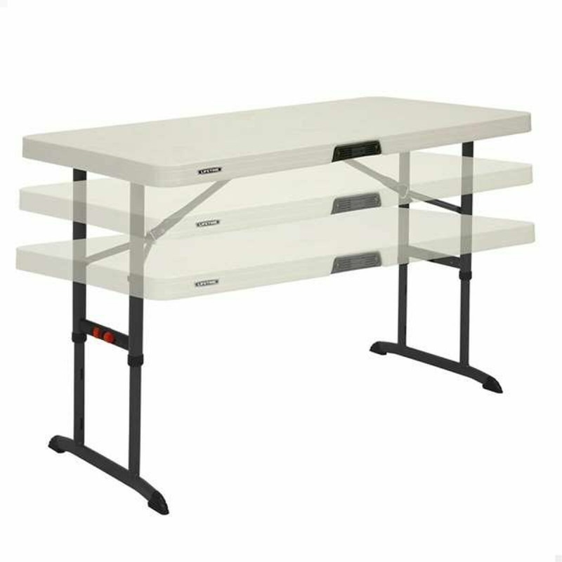 Tavolo Pieghevole Lifetime Lifetime 122 x 86 x 61 cm Crema Acciaio Plastica Tavolo Pieghevole Lifetime Lifetime 122 x 86 x 61 cm Crema Acciaio Plastica