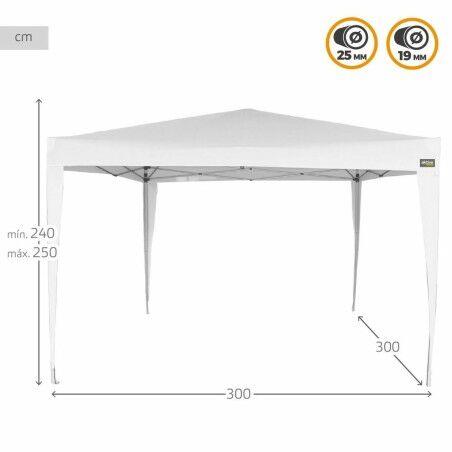 Gazebo Colorbaby Acciaio 300 x 300 x 250 cm