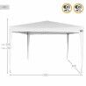 Gazebo Colorbaby Acciaio 300 x 300 x 250 cm