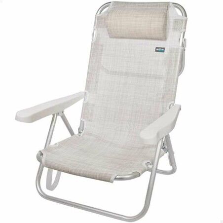 Sedia Pieghevole Colorbaby Bianco 48 x 46 x 84 cm Spiaggia