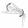 Ombrellone Aktive Roma 300 x 245 x 300 cm Antracite Ø 4,8 cm Alluminio