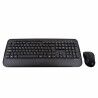 Tastiera e Mouse V7 CKW300 Nero Spagnolo Qwerty in Spagnolo