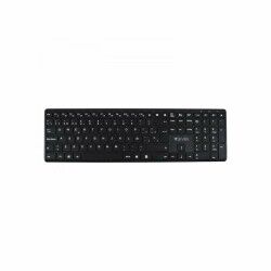 Tastiera Bluetooth V7 KW550 BT Nero Qwerty in Spagnolo