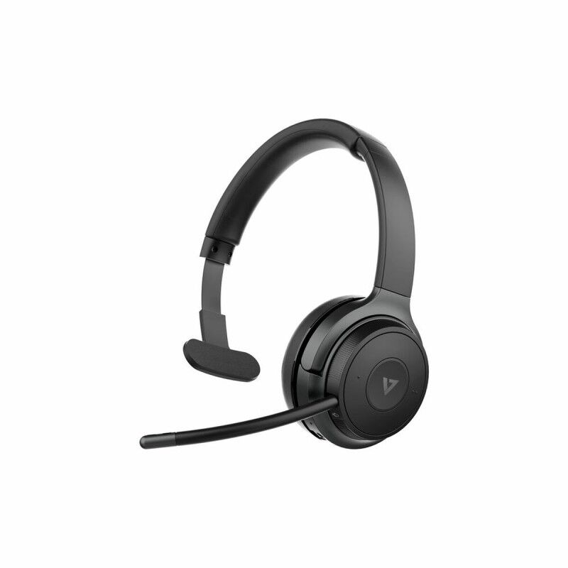 Auricolari con Microfono V7 HB605M Nero Grigio Auricolari con Microfono V7 HB605M Nero Grigio