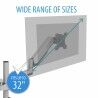 Supporto TV V7 DM1DTA-1N 17" 32" 8 kg