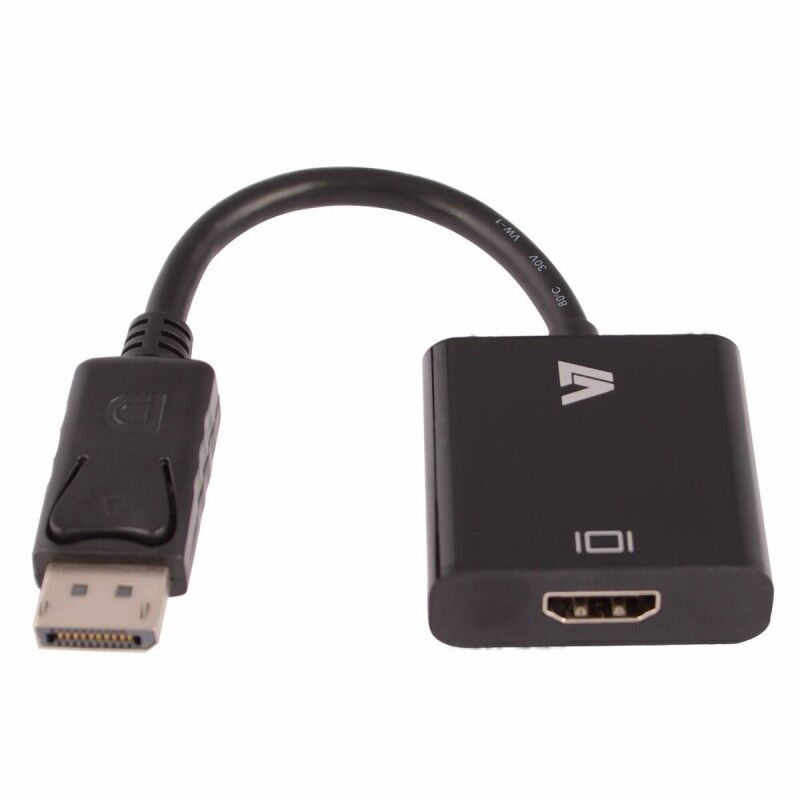 Adattatore DisplayPort con HDMI V7 CBLDPHD-1N Nero Adattatore DisplayPort con HDMI V7 CBLDPHD-1N Nero