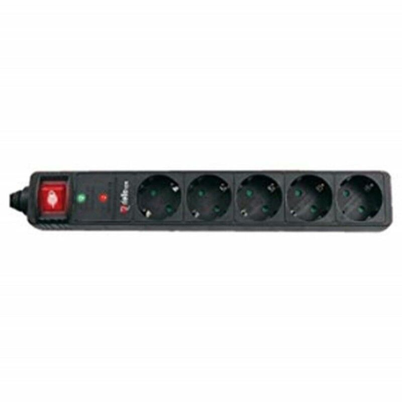 Multipresa 5 Prese con Interruttore Riello THUNDER 5002 Nero Multipresa 5 Prese con Interruttore Riello THUNDER 5002 Nero